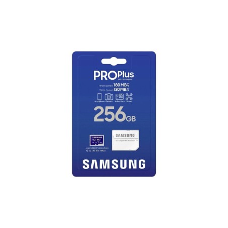 Samsung Pro MB-MD256SA microSDXC 256GB 180MB/s - Exceptional Speed & Reliability for Your Devices!